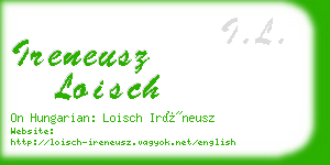 ireneusz loisch business card